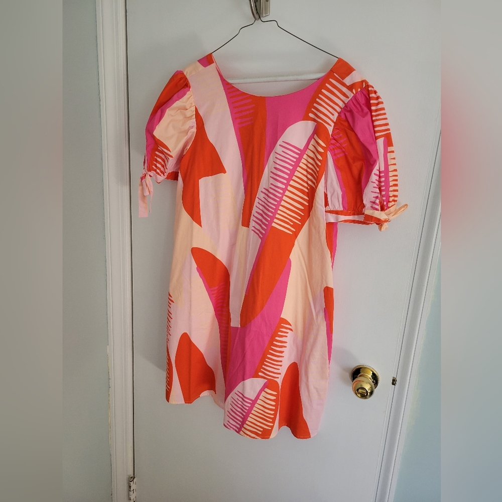 Bright print dress